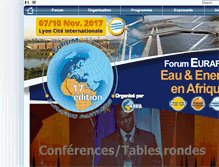 Tablet Screenshot of eurafric.org